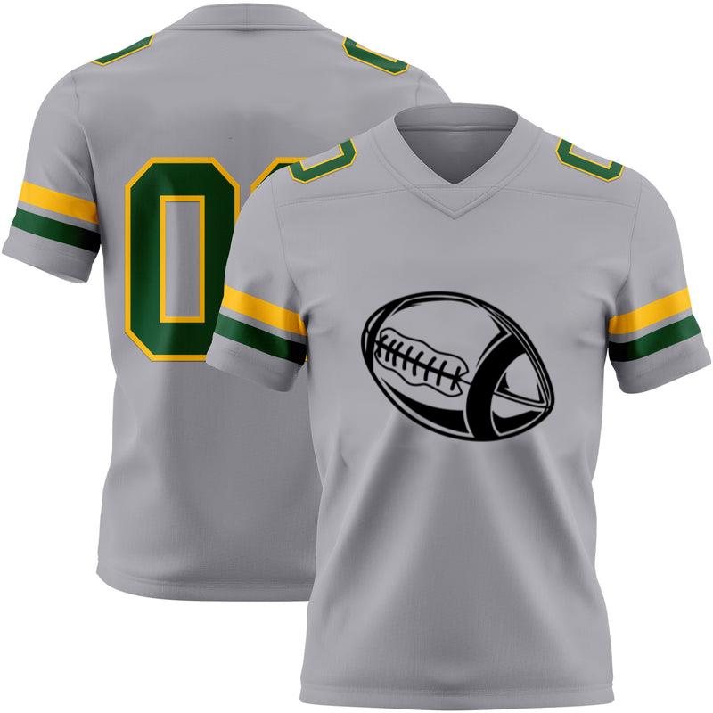 American Football Side High Contrast Football Jersey
