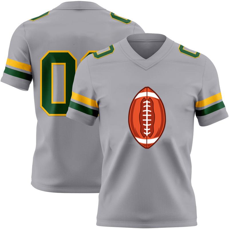 American Football Standing Illustration Football Jersey