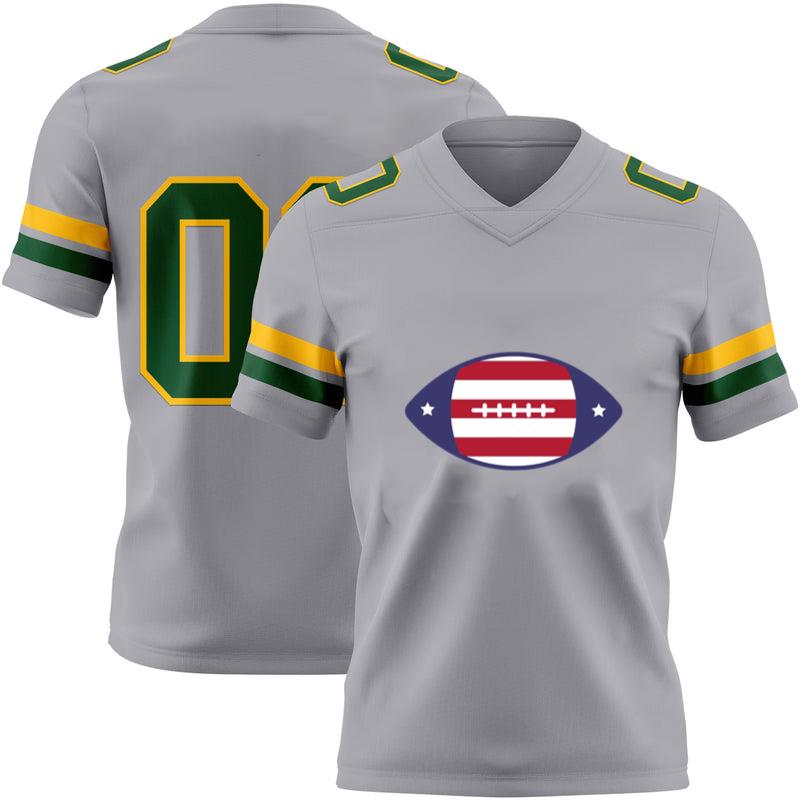 American Football Usa Flag Flat Football Jersey