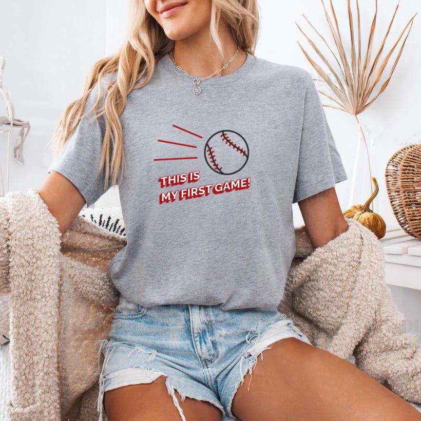 Baseball First Game Badge T-Shirt