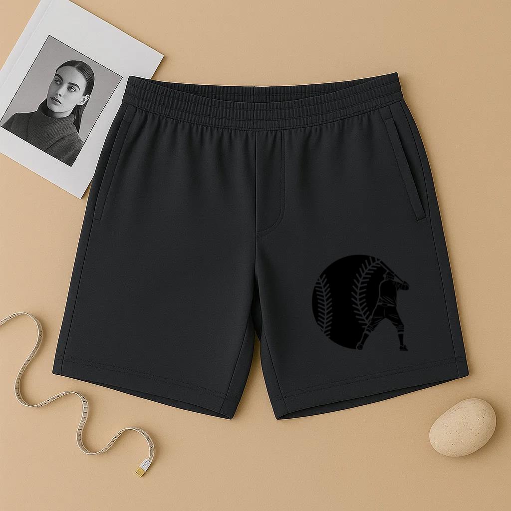 Baseball Player And Ball Design Cut Out Short