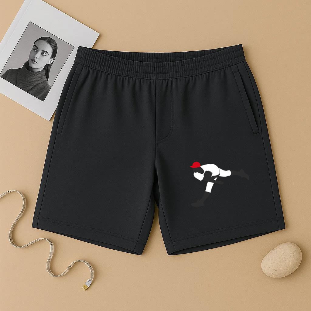 Baseball Player Pitcher Throwing Short