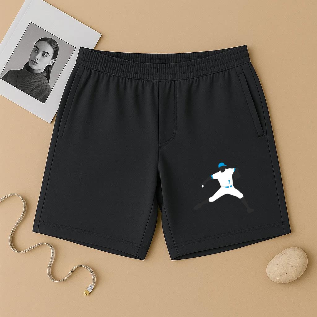 Baseball Player Pitching Ball Short
