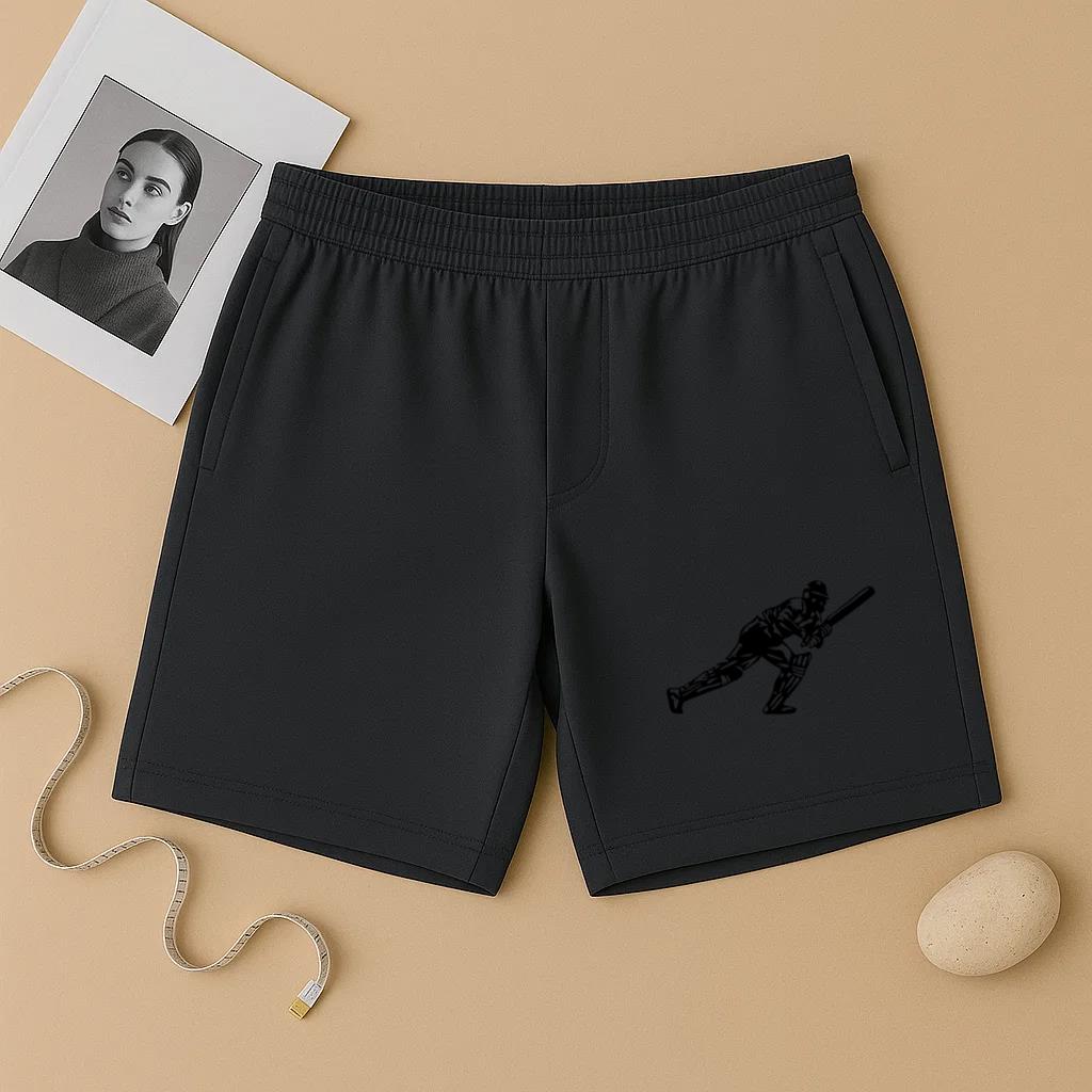 Baseball Player Running Cut Out Short