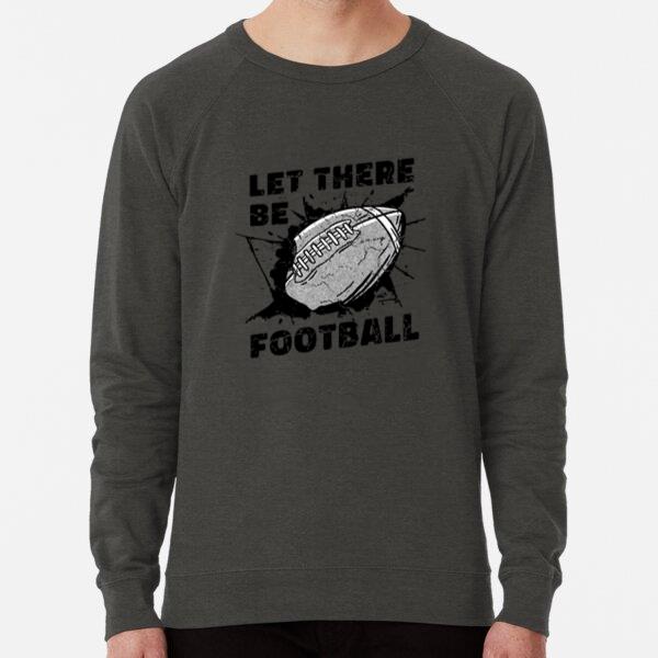 Black And White Image Of A Football Ball Sweatshirt