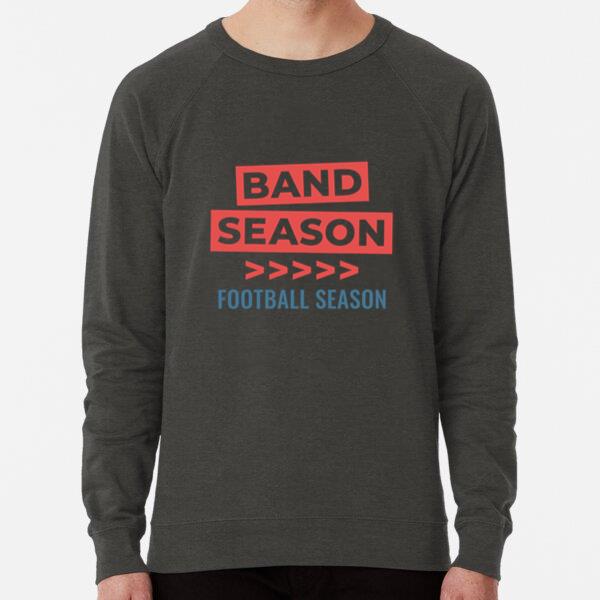 Dynamic Season Transition Graphic For Band And Football Sweatshirt